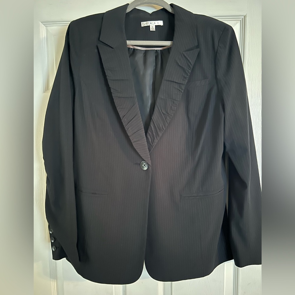 CAbi Pinstripe Blazer